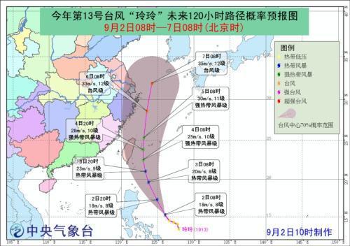 臺(tái)風(fēng)玲玲生成 路徑詭異或成今年“最怪臺(tái)風(fēng)”